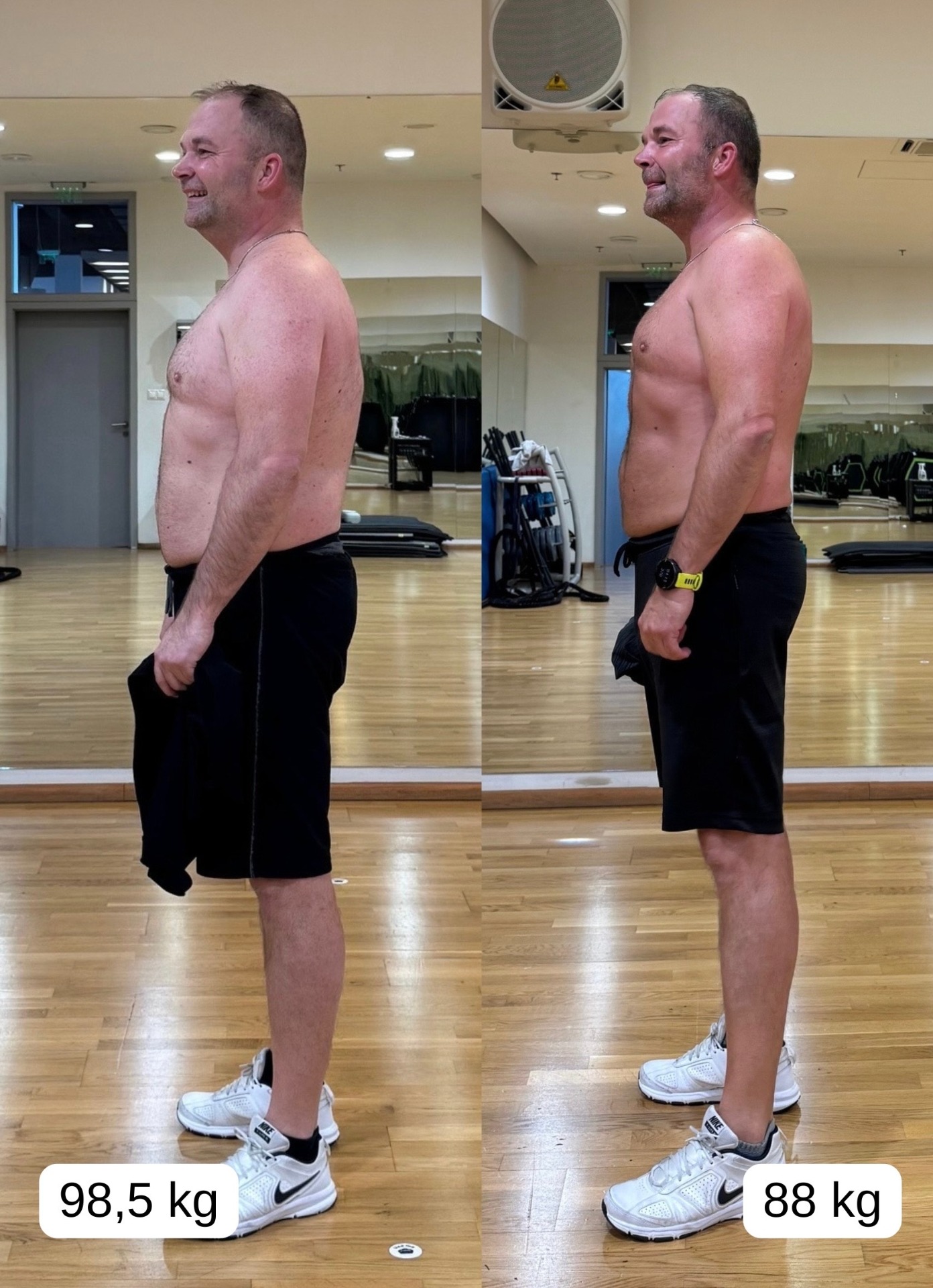 -10,5kg, -11cm v pase